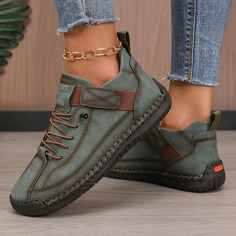 Slip-On Leather Shoes Comfort Fit for Women