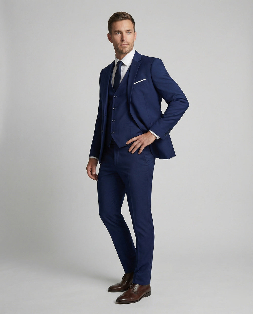 Men's Slim Fit Suit Two-Piece Notch Lapel | Perfect for the Office