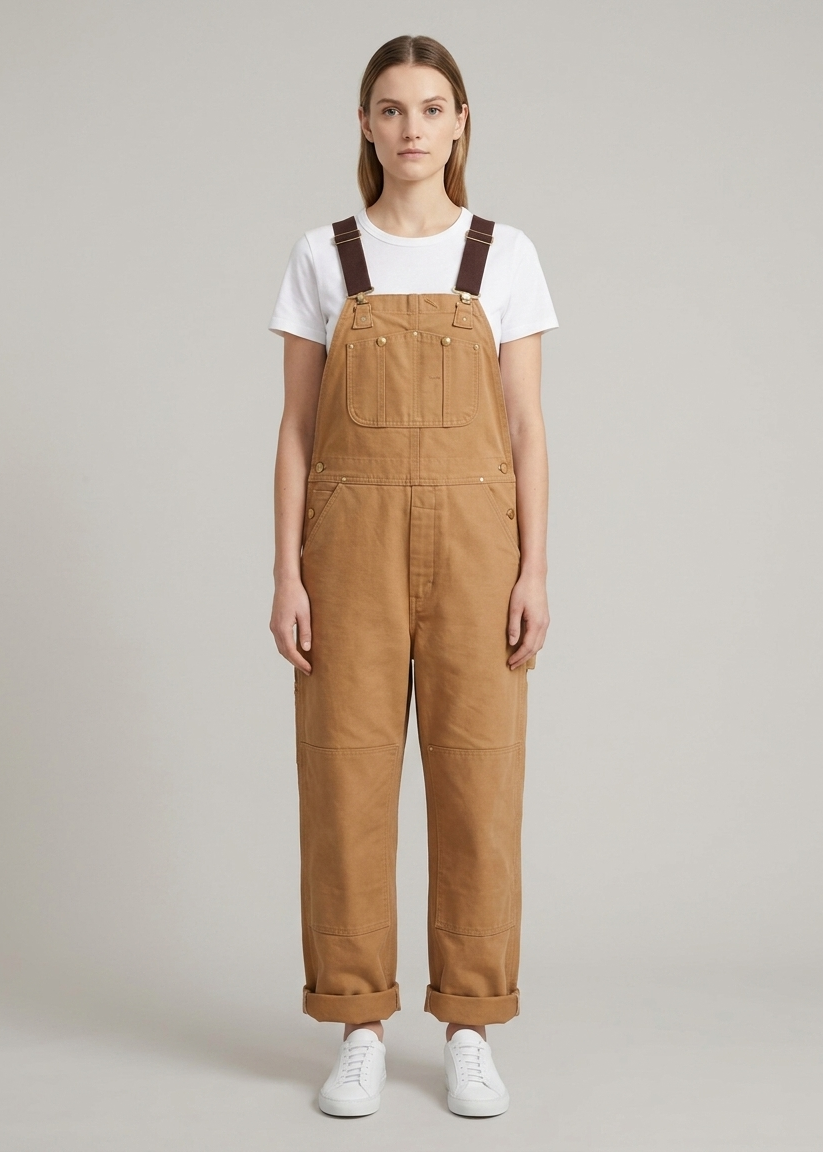 Overalls Multiple Pockets Adjustable Straps for Women