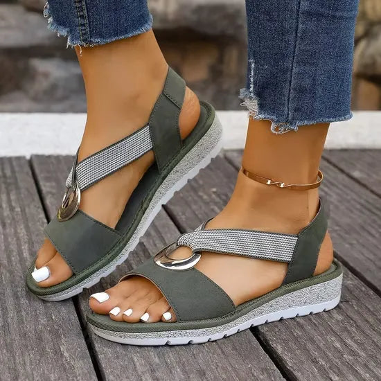 Beach Sandals Rubber Sole Breathable for Women | Perfect for Summer