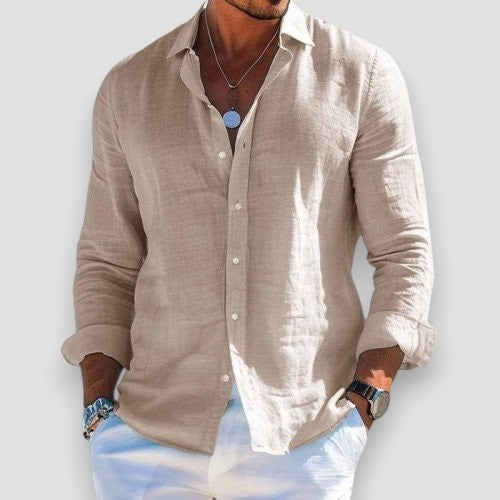 Shirt Relaxed Fit Long Sleeve for Men
