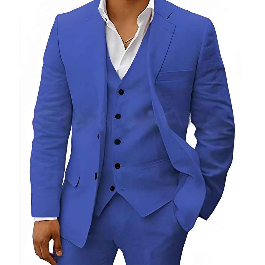 Linen Suit Tailored Fit for Men | Perfect for Weddings