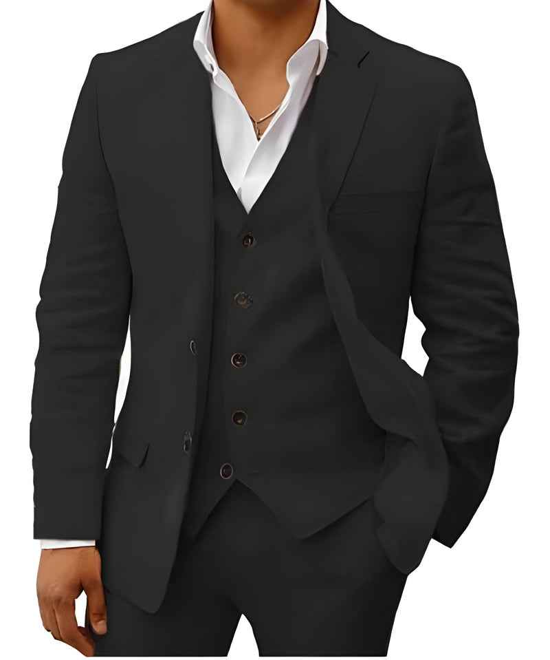 Linen Suit Tailored Fit for Men | Perfect for Weddings