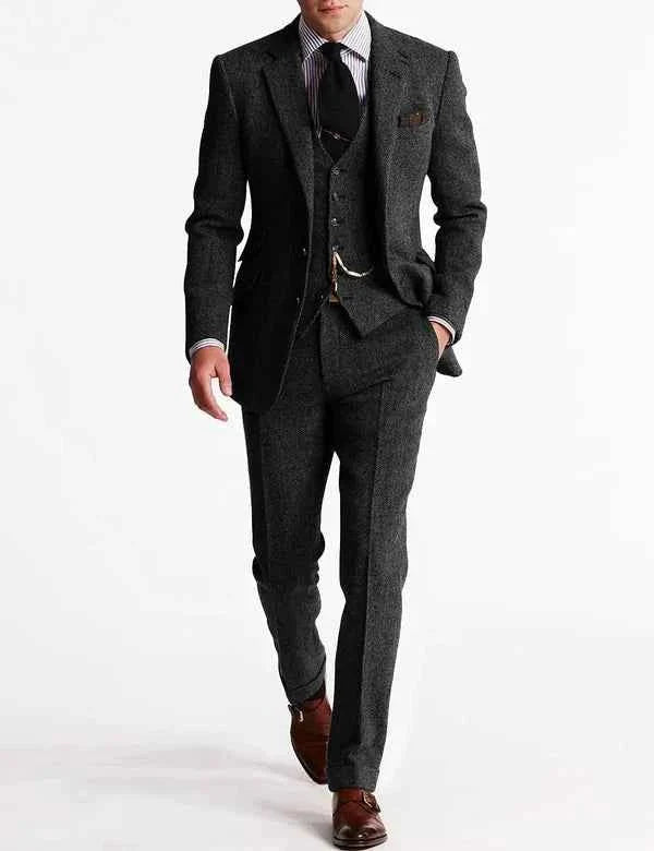Three-Piece Suit Tailored Fit for Men | Perfect for Weddings