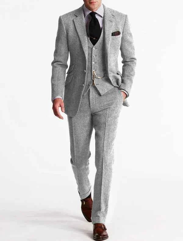Three-Piece Suit Tailored Fit for Men | Perfect for Weddings