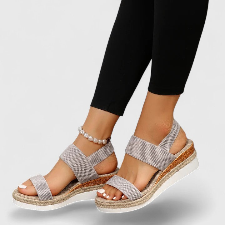 Wedge Sandals Elastic Band for Women