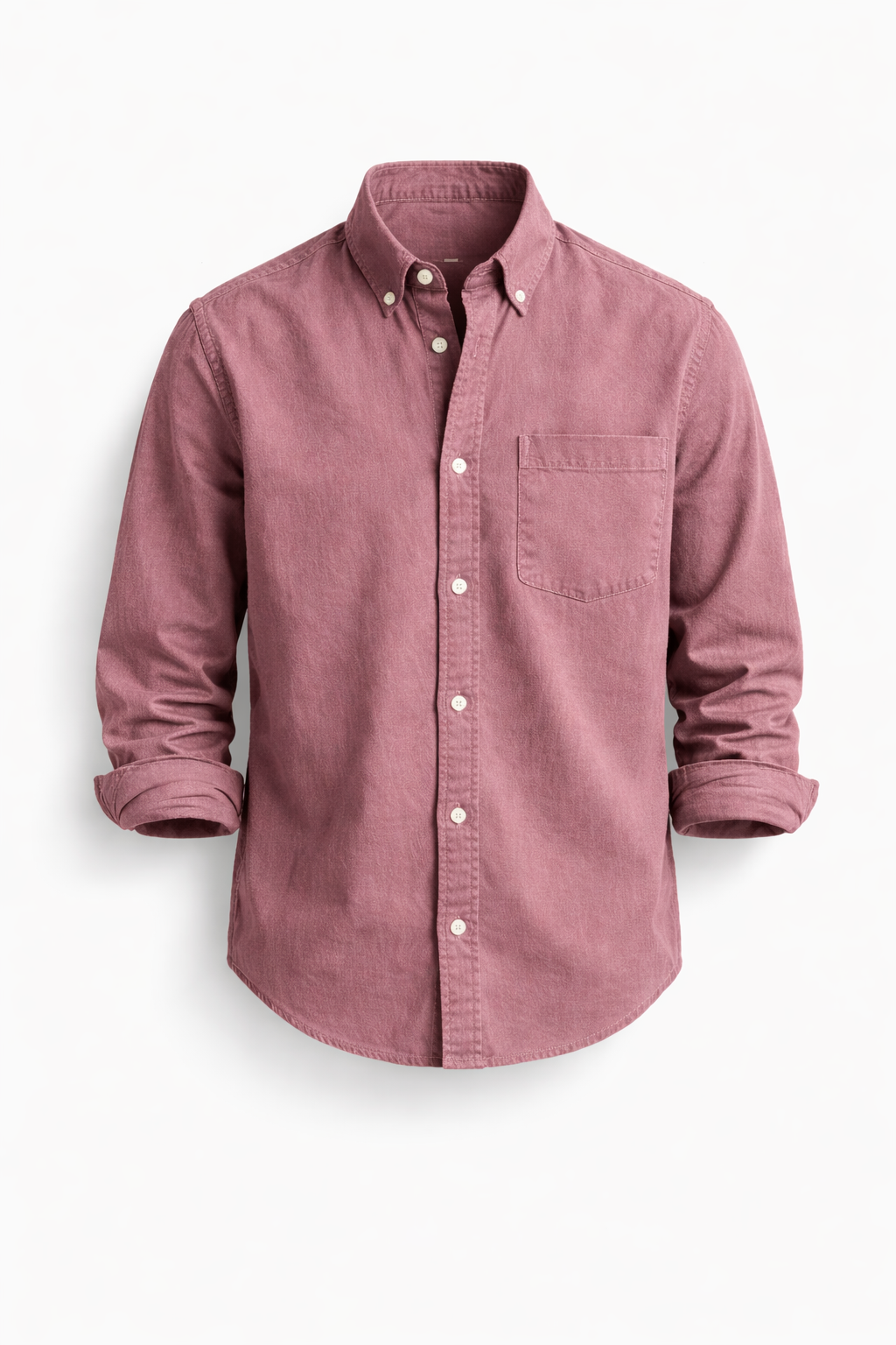 Long Sleeve Shirt Button-Up for Men