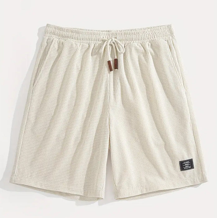 Shorts Waffle-Knit Relaxed Fit for Men | Perfect for Everyday Wear
