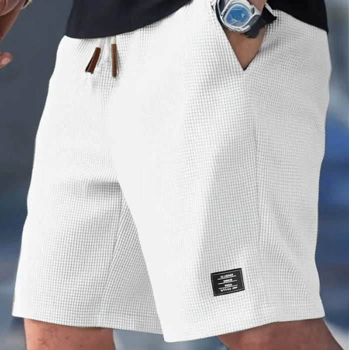 Shorts Waffle-Knit Relaxed Fit for Men | Perfect for Everyday Wear