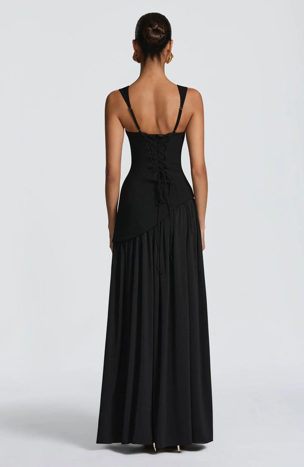 Maxi Dress Sleeveless Fitted-Waist for Women