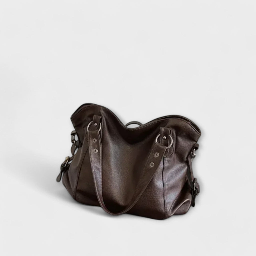 Shoulder Bag Vegan Leather Large Capacity for Women