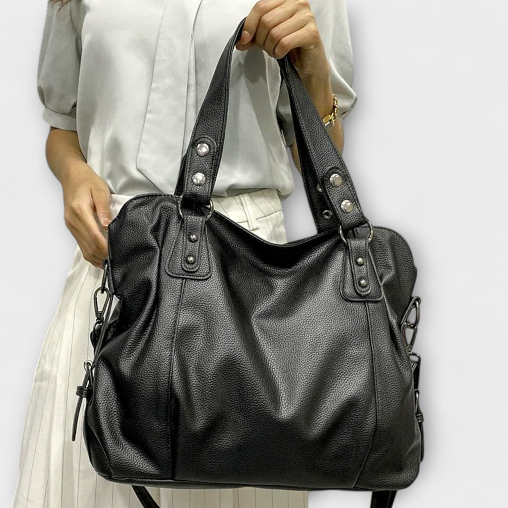Shoulder Bag Vegan Leather Large Capacity for Women