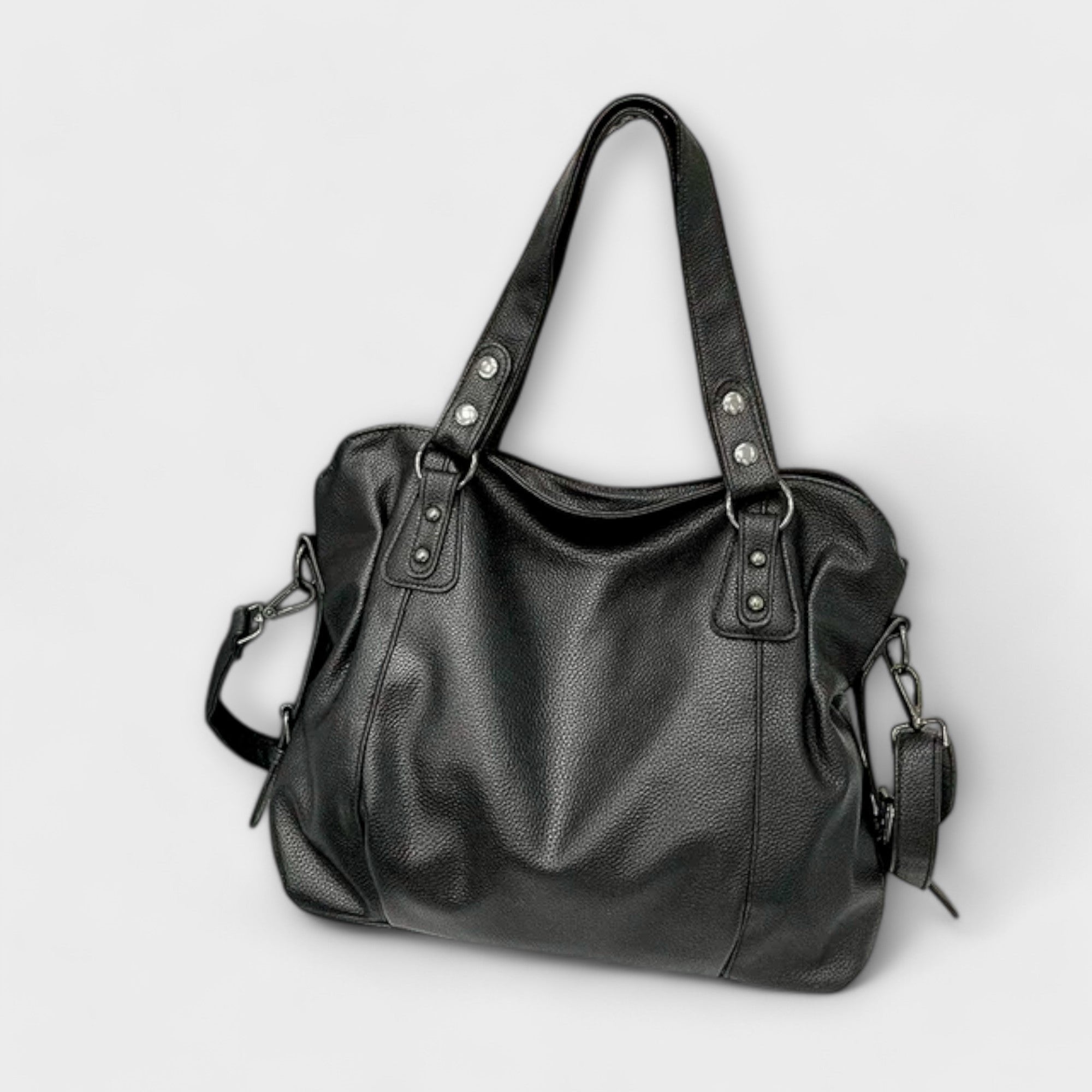 Shoulder Bag Vegan Leather Large Capacity for Women