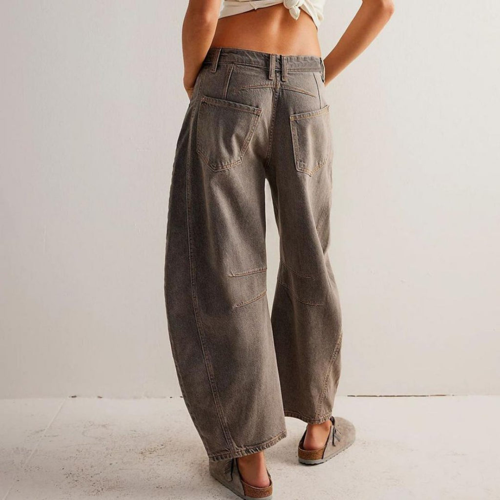 Jeans Mid-Rise Heavyweight Denim Cropped for Women