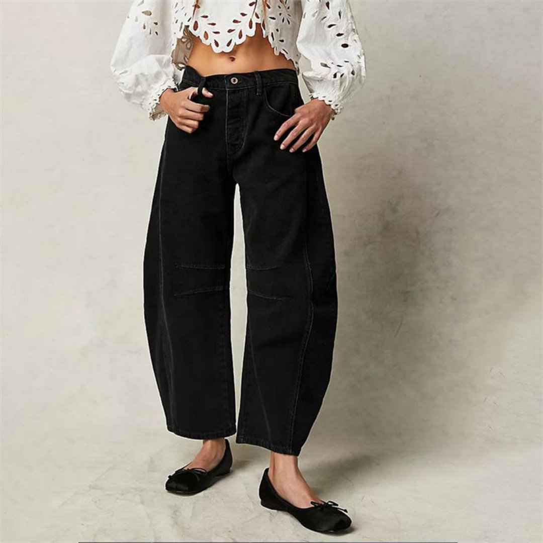 Jeans Mid-Rise Heavyweight Denim Cropped for Women