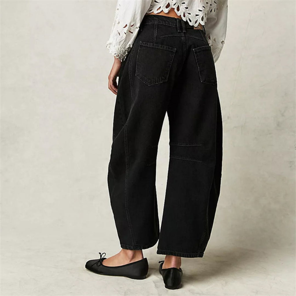 Jeans Mid-Rise Heavyweight Denim Cropped for Women