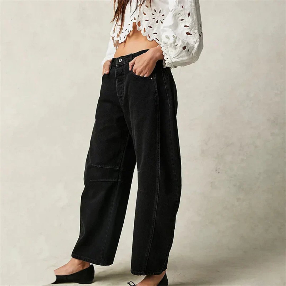 Jeans Mid-Rise Heavyweight Denim Cropped for Women
