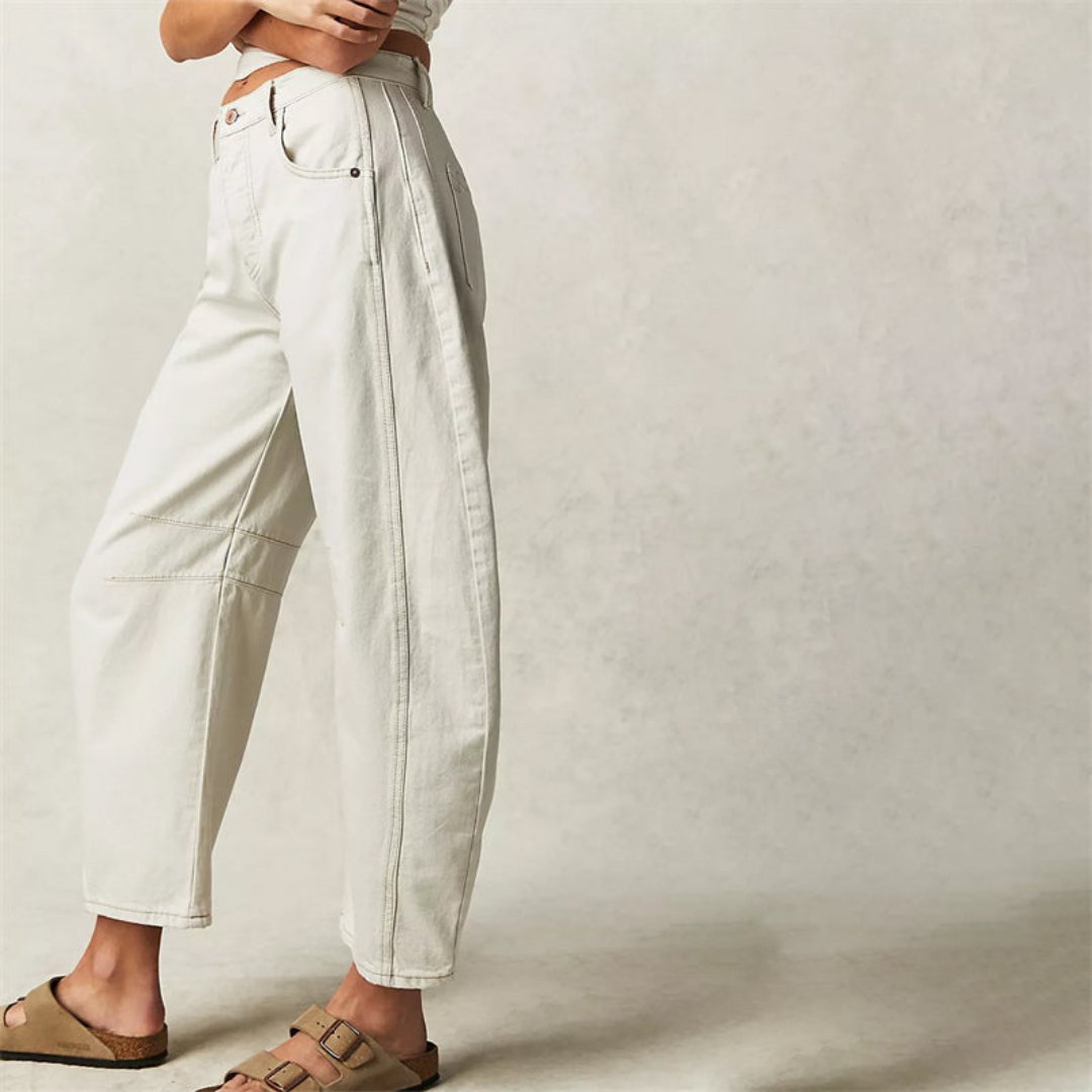 Jeans Mid-Rise Heavyweight Denim Cropped for Women