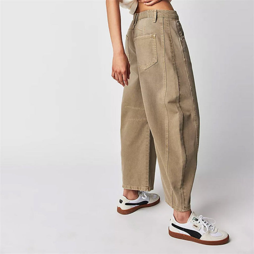 Jeans Mid-Rise Heavyweight Denim Cropped for Women