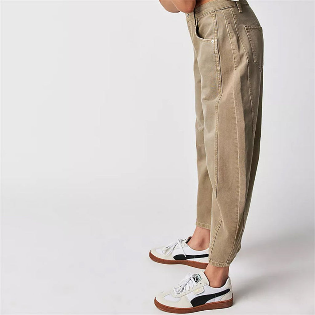 Jeans Mid-Rise Heavyweight Denim Cropped for Women