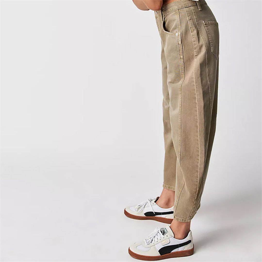 Jeans Mid-Rise Heavyweight Denim Cropped for Women