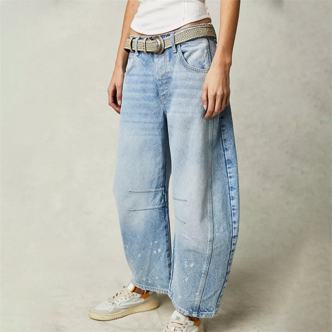 Jeans Mid-Rise Heavyweight Denim Cropped for Women