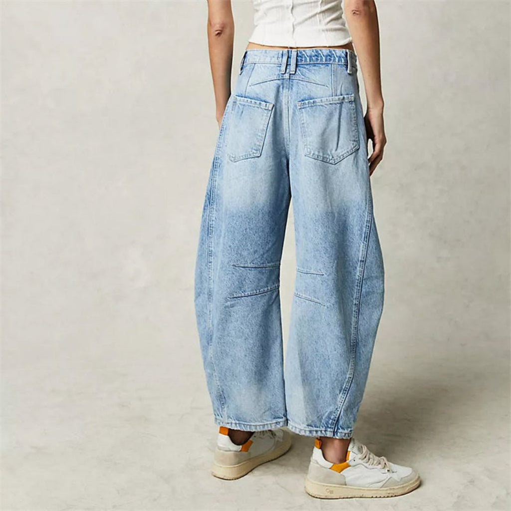 Jeans Mid-Rise Heavyweight Denim Cropped for Women