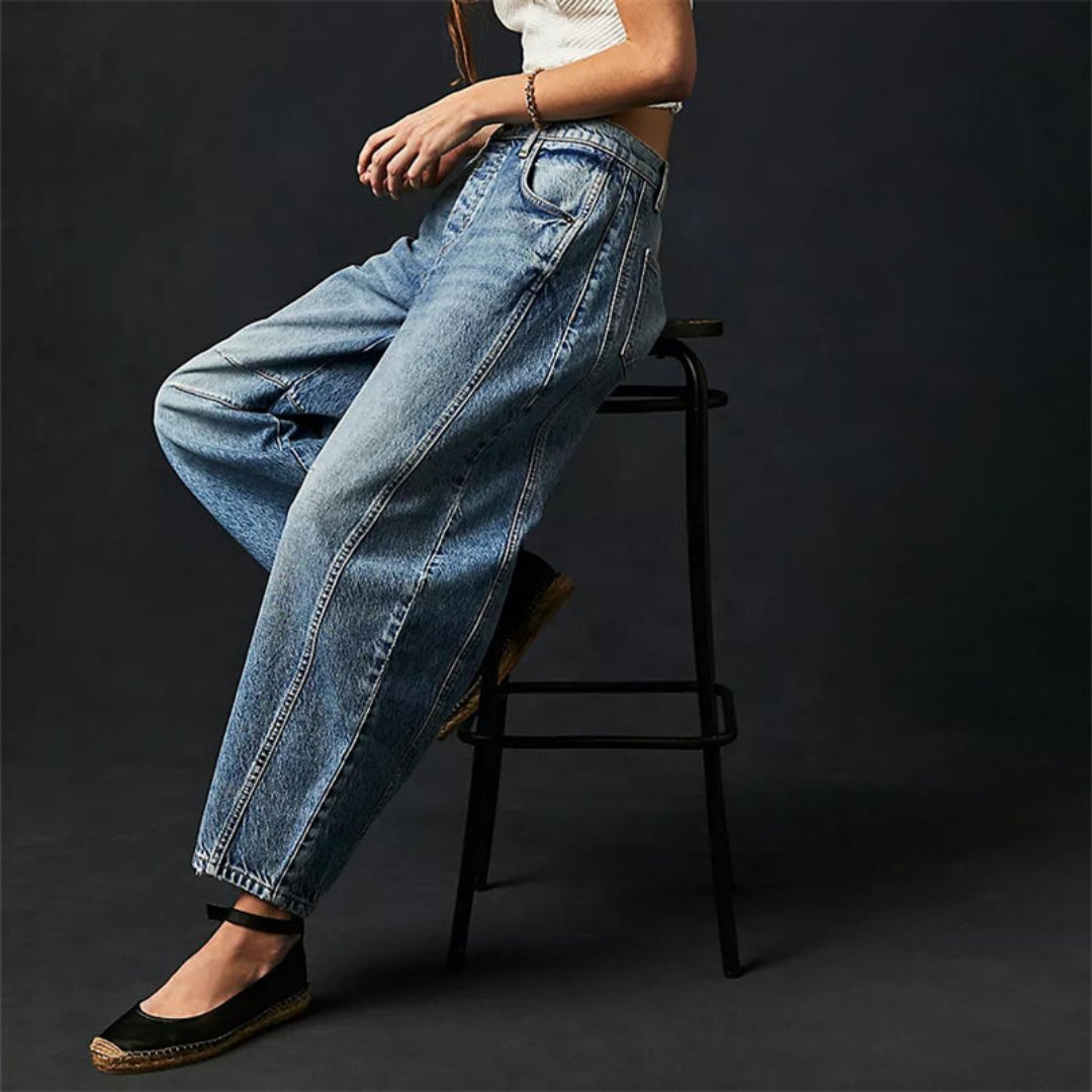 Jeans Mid-Rise Heavyweight Denim Cropped for Women