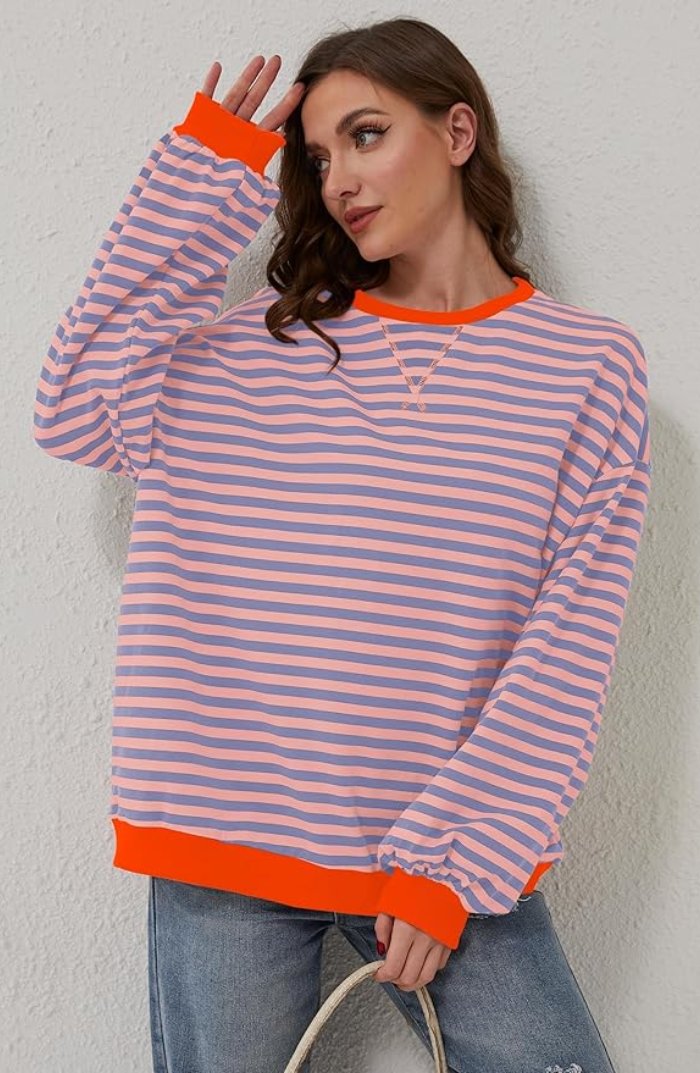 Sweatshirt Oversized Drop-Shoulder for Women