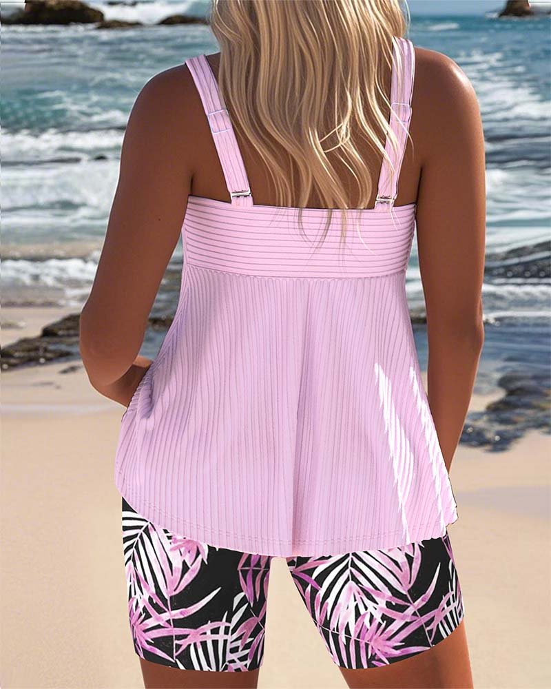 Tankini Swimsuit Set Tummy Control for Women