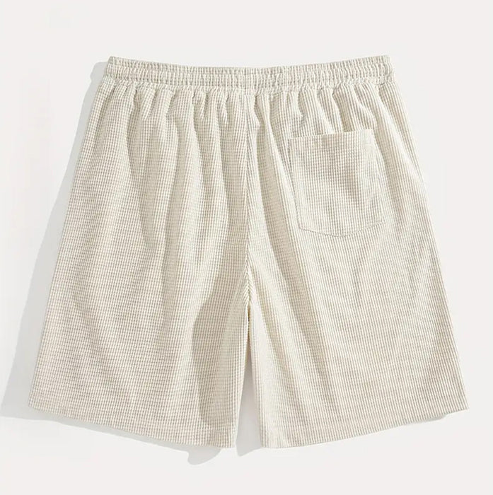 Shorts Waffle-Knit Relaxed Fit for Men | Perfect for Everyday Wear