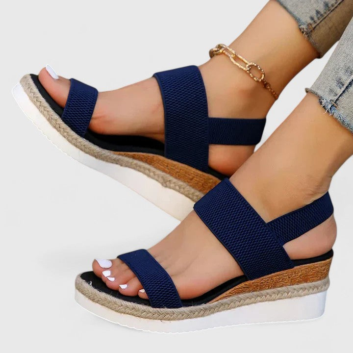Wedge Sandals Elastic Band for Women