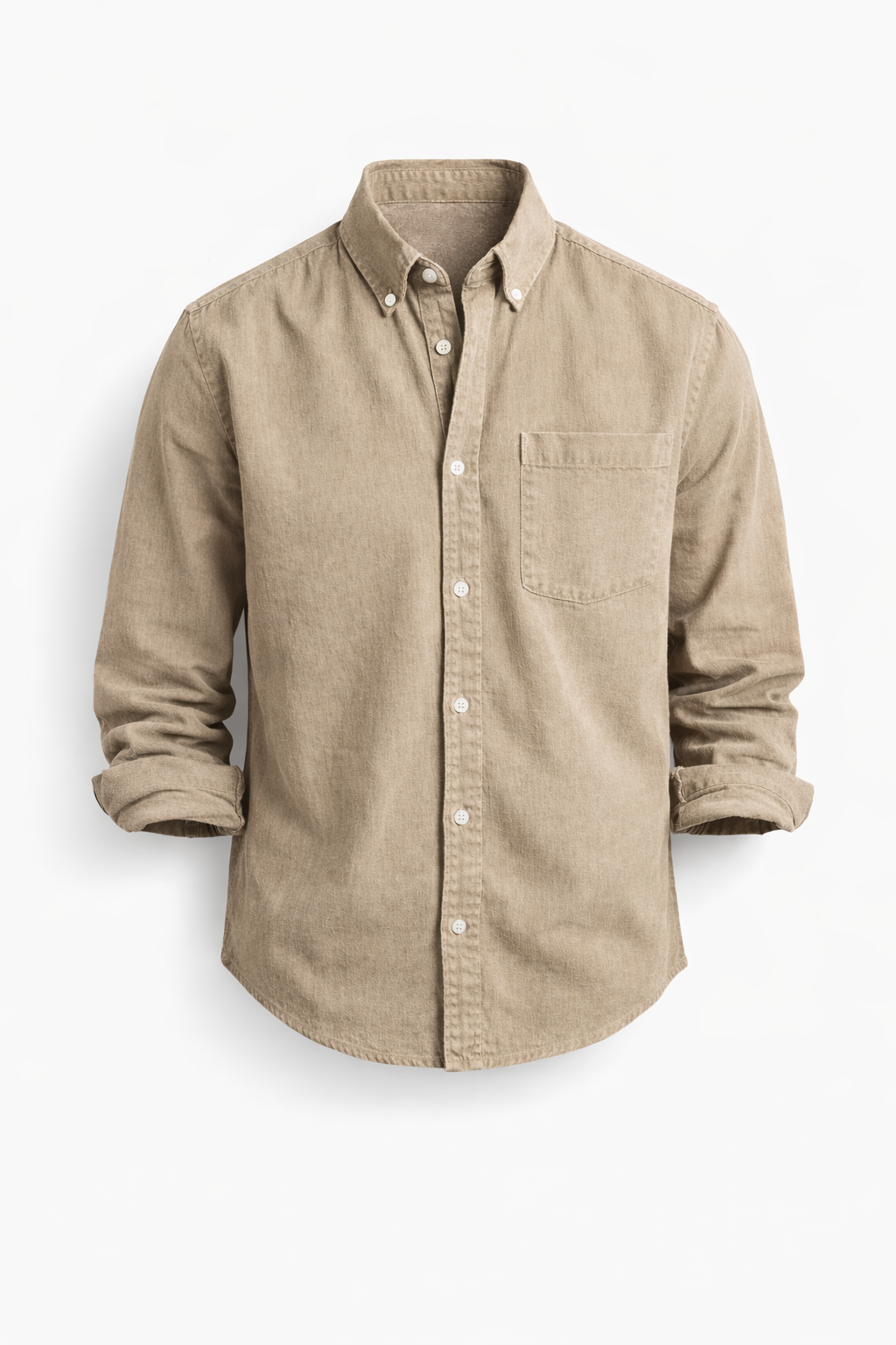 Shirt Long Sleeve Button-Down for Men